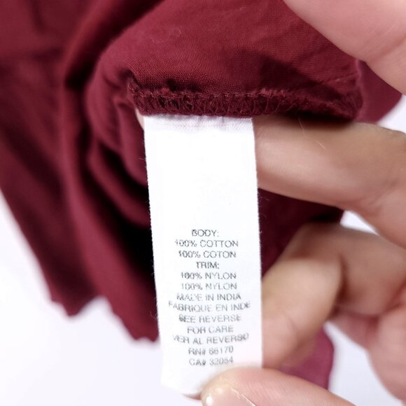 Free People Rare Vintage Leaf Tag Womens Tunic Top Size Small Lace Trim Y2K - Picture 8 of 15